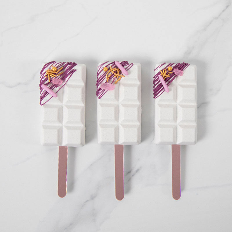 Acrylic Popsicle Sticks Rose Gold 100pc