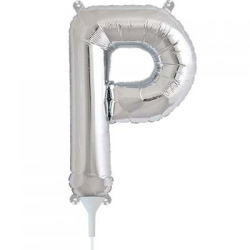 Alphabet Balloon Silver 16in P *Clearance*