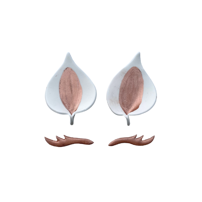 Unicorn Eyes & Ears Set Rose Gold