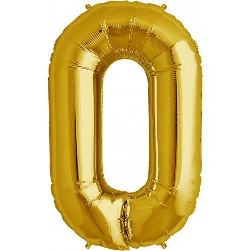 Alphabet Balloon Gold 34in O *Clearance*