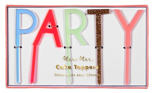 TOPPER ACRYLIC PARTY *CLEARANCE*