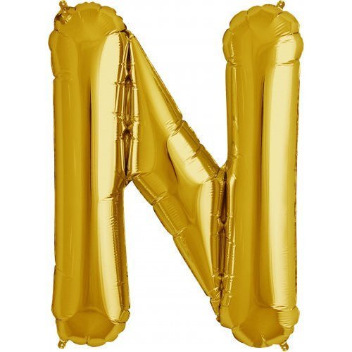 Alphabet Balloon Gold 34in N *Clearance*