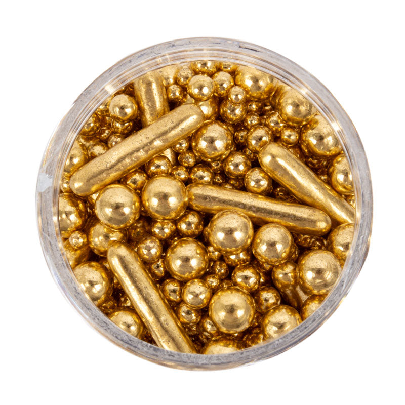 Sprinkles Shapes Bubble & Bounce Shiny Gold 75g