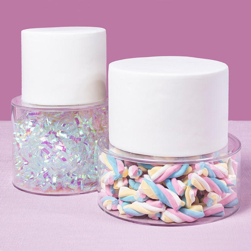FILLABLE CAKE STAND ROUND 8"