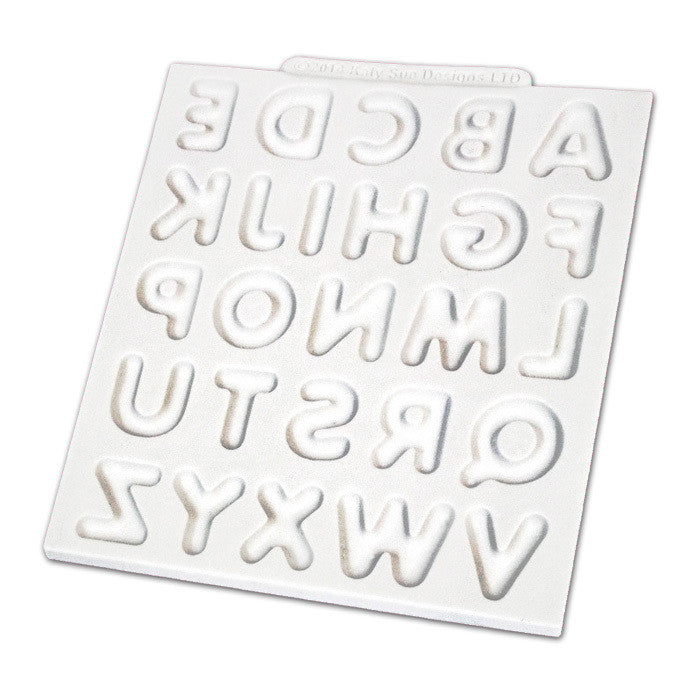 Silicone Mould Domed Alphabet