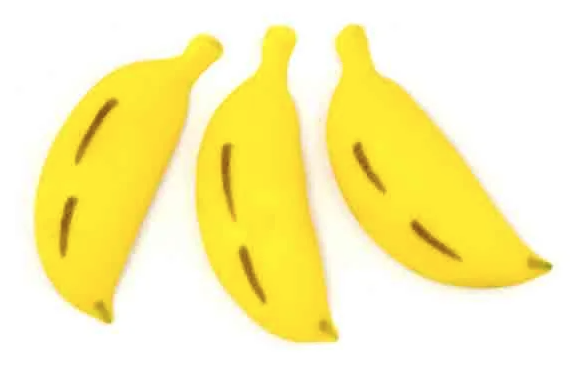 Topper Banana 6pc
