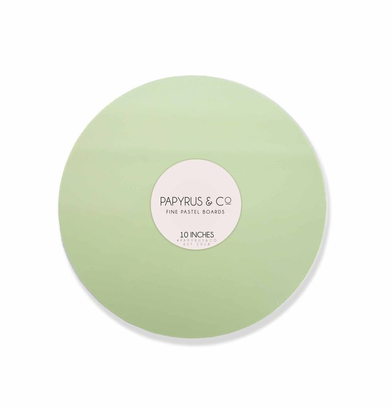 Masonite Board Round Pastel Green 10in