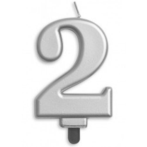 Jumbo Candle Silver #2