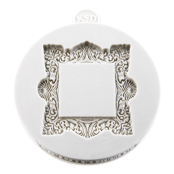 Silicone Mould Miniature Frames Vintage Square