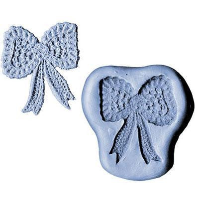 Silicone Mould Lace Bow 2 1/4"
