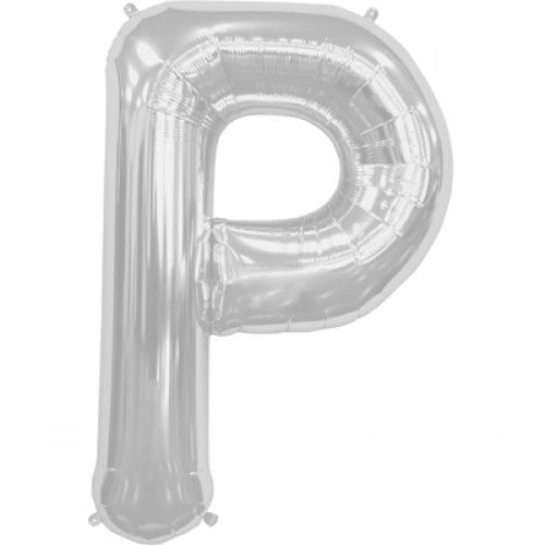 Alphabet Balloon Silver 34in P *Clearance*