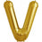 Alphabet Balloon Gold 34in V *Clearance*