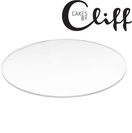 HomeCozy 2Pcs Acrylic Cake Plates Non-Sticky Durable Versatile Transparent Round Buttercream Cake Discs For Cake Serving