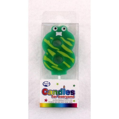 Candle Numeral Eyes #8 *Clearance*