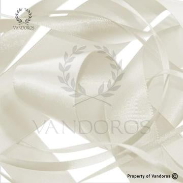 RIBBON POLY SATIN IVORY 3MM