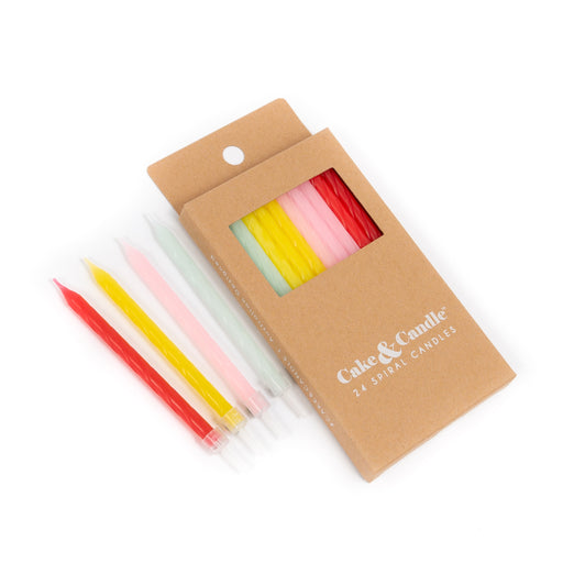 Candles Spiral Fun Combo 24pc