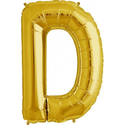 Alphabet Balloon Gold 34in D *Clearance*