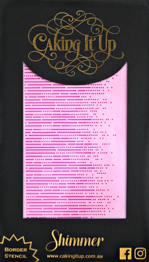 Cake Stencil Shimmer