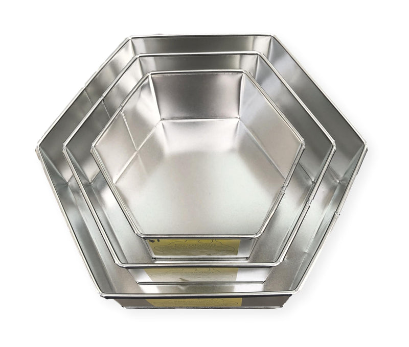 Cake Tin Hexagon 6in