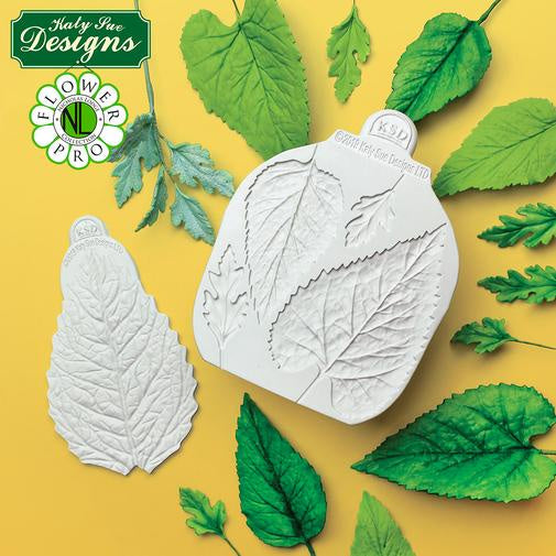 Silicone Mould Sunflower & Daisy Leaves with Veiner