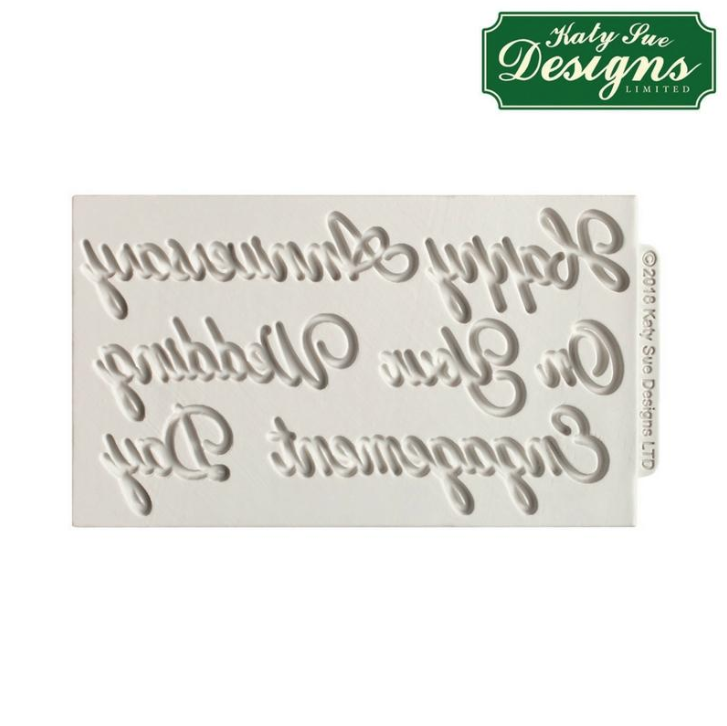 Silicone Mould Word Perfect Wedding Set