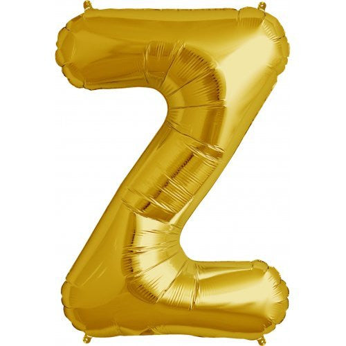 Alphabet Balloon Gold 34in Z *Clearance*