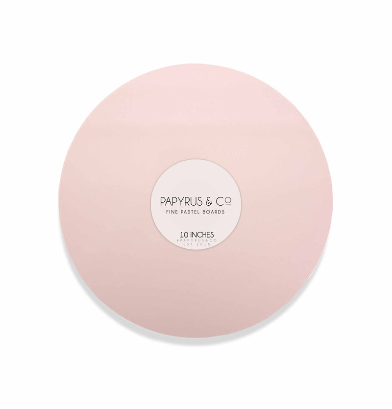 Masonite Board Round Pastel Pink 10in
