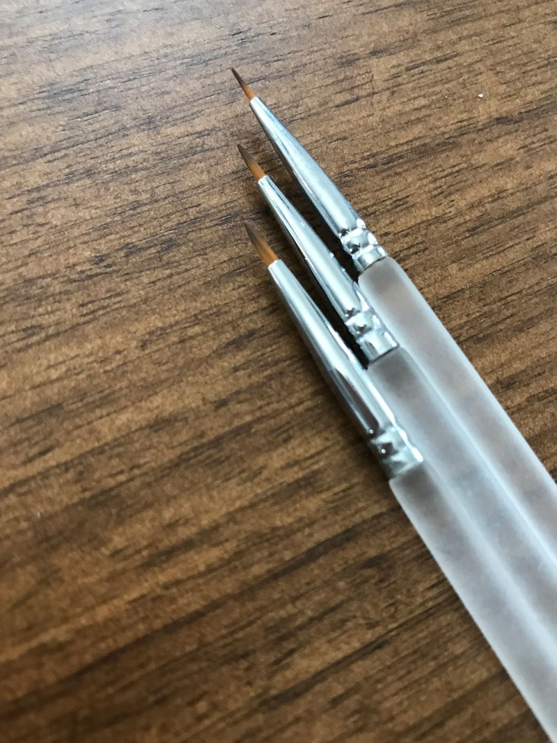 Fine Tip Brush 3pc