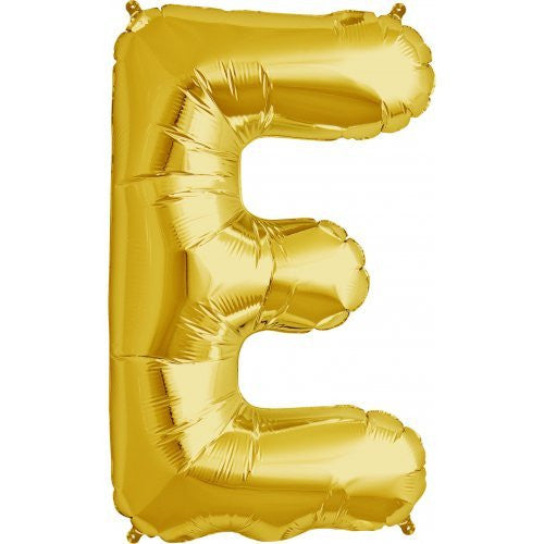Alphabet Balloon Gold 34in E *Clearance*