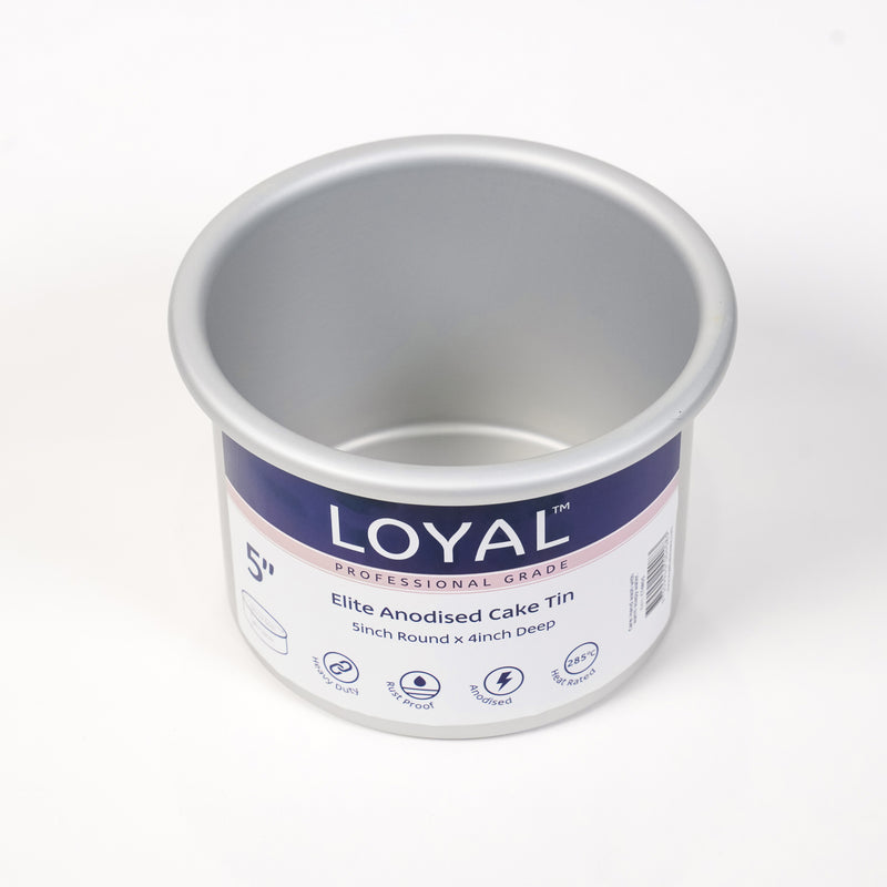 Elite Anodised Cake Tin Round Deep