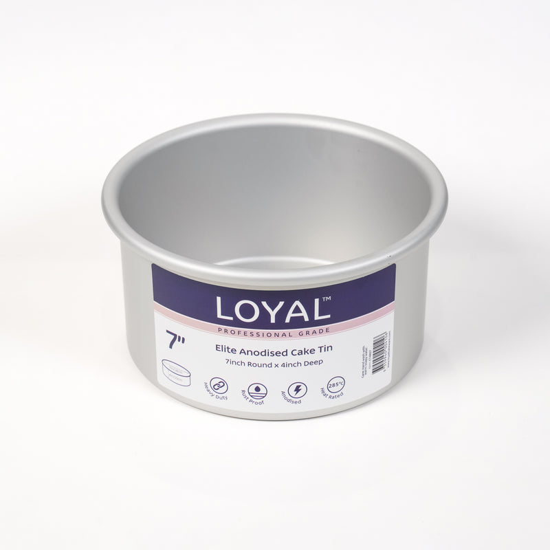 Elite Anodised Cake Tin Round Deep