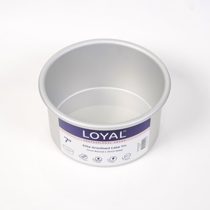 Elite Anodised Cake Tin Round Deep