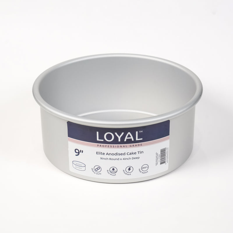 Elite Anodised Cake Tin Round Deep