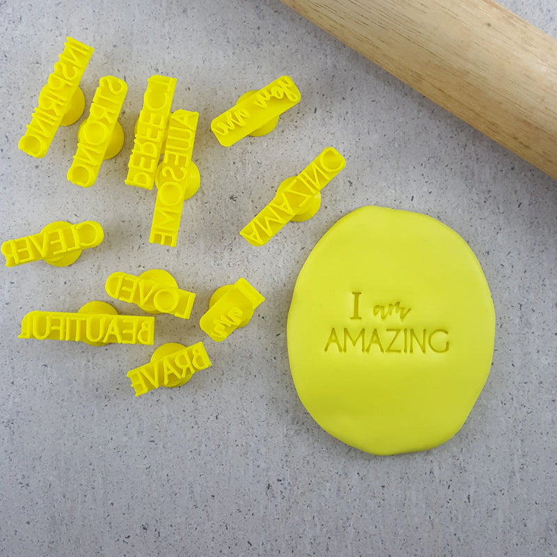 Stamp Embosser Affirmations 12pc *Clearance*