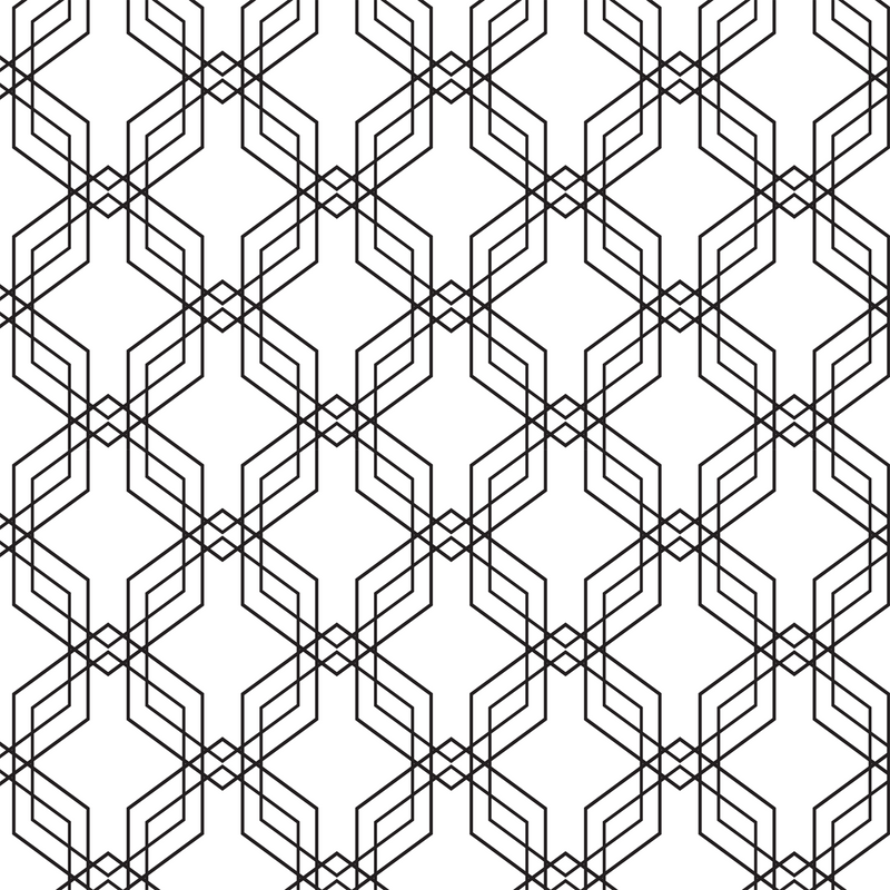 Mesh Stencil Argyle