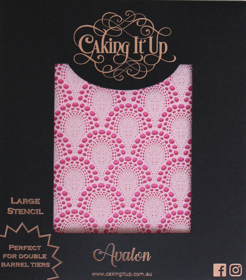 Acrylic Stencil Avalon