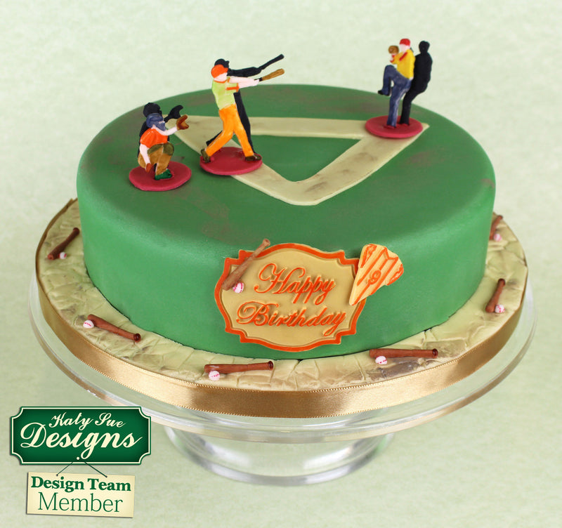 Silicone Mould Baseball Silhouettes