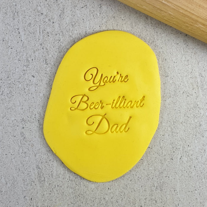 Stamp Embosser You're Beer-illiant Dad