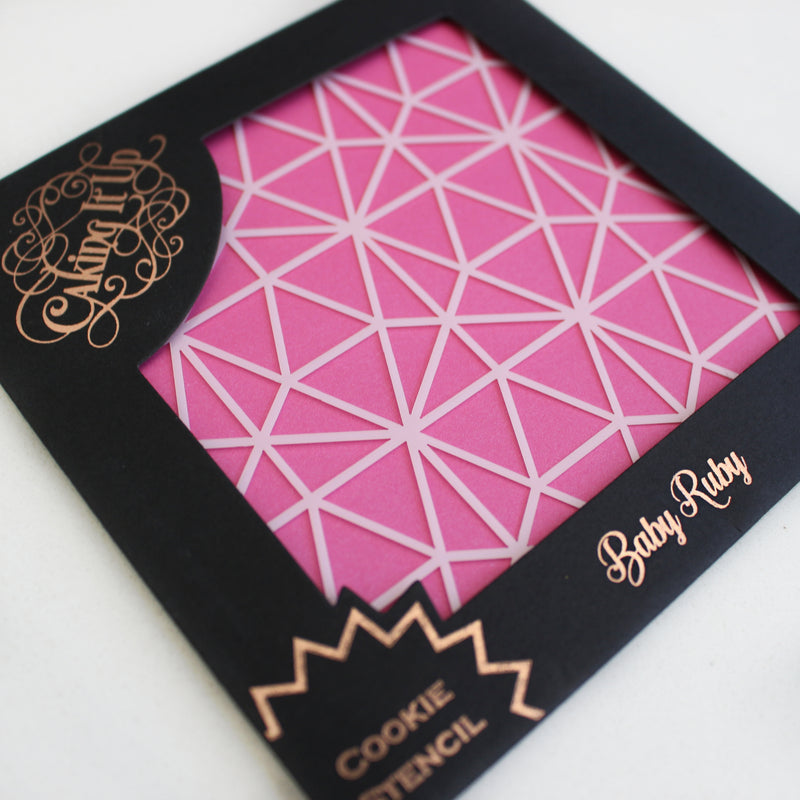 Cookie Stencil Baby Ruby