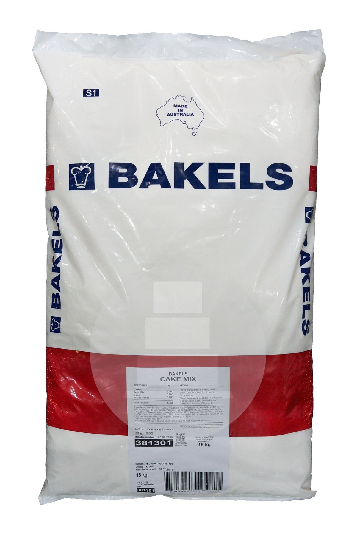 Cake Mix Choc Mud 15kg — Cakers Warehouse