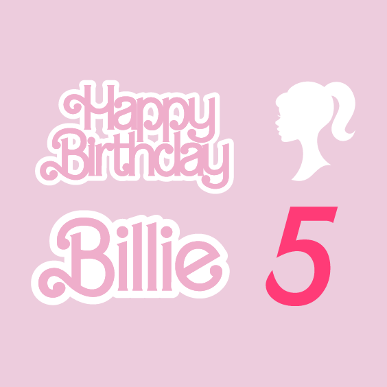 Topper Doll Cupcake Charms