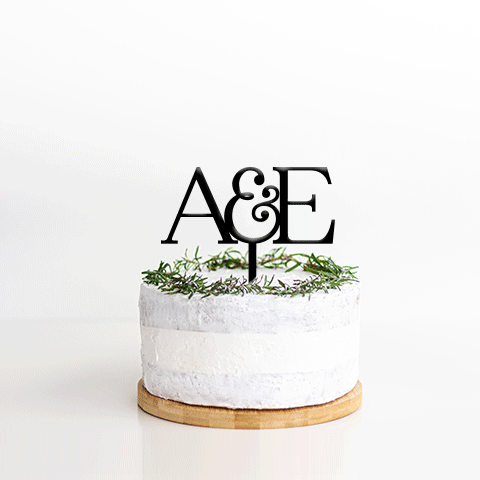 Topper Block Initials