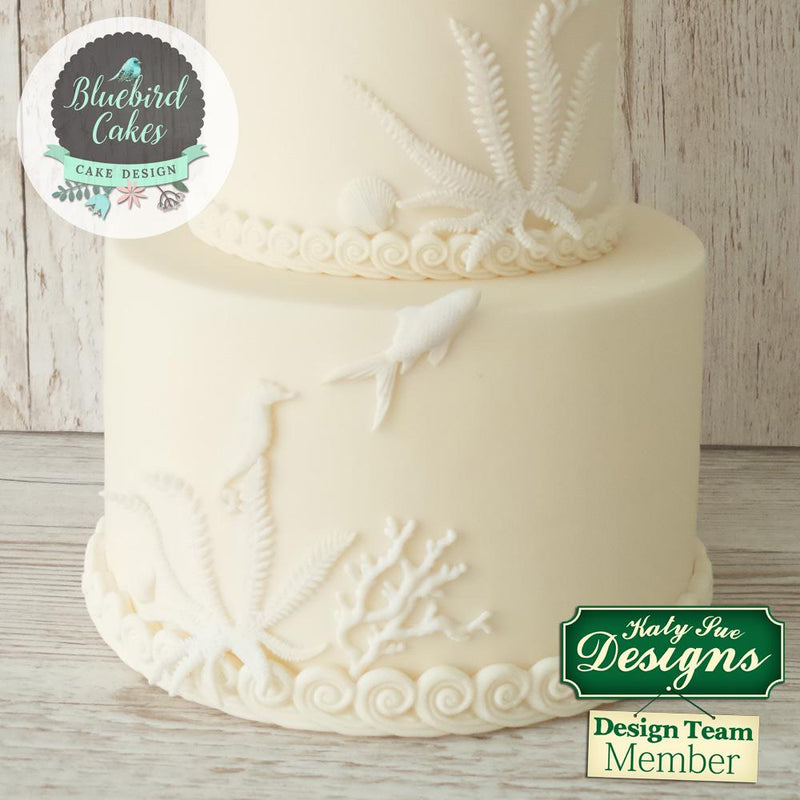 Silicone Mould Sea Swirl Borders