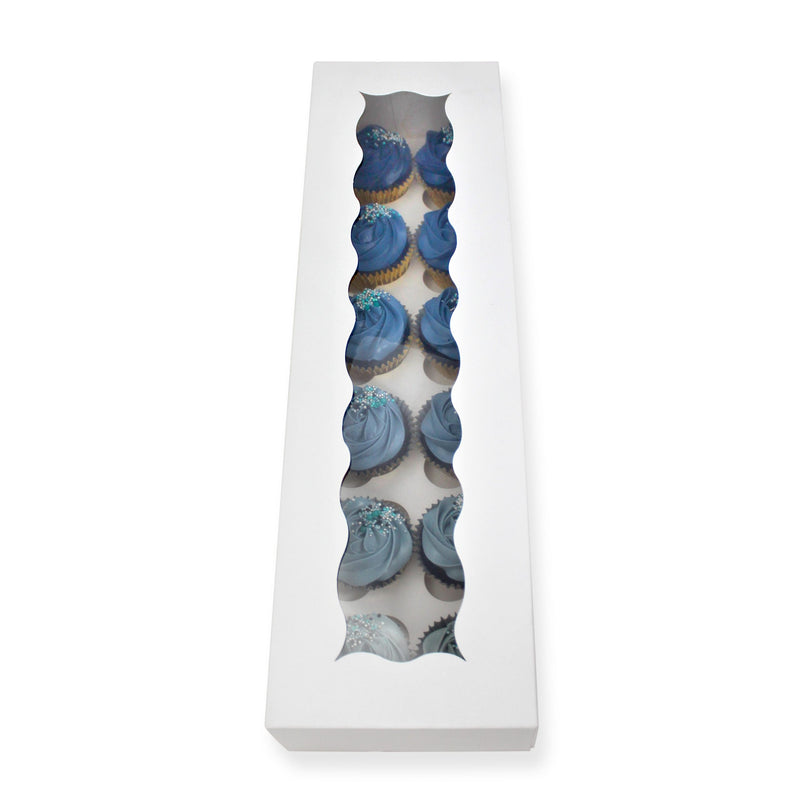 Cupcake Box Long 12 Hole