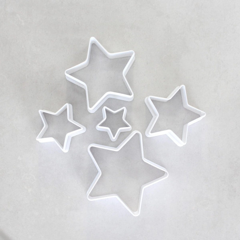 Plastic Cutter Star 6pc
