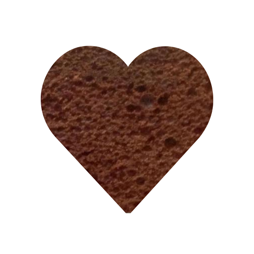 Naked Chocolate Cake Heart