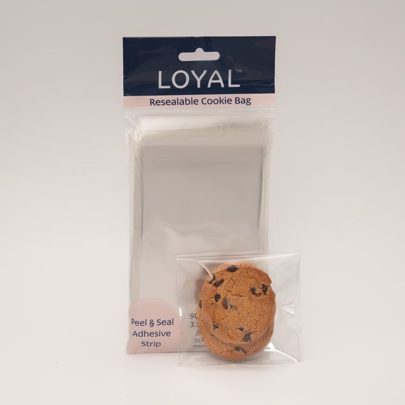 Resealable Cookie Bags 90mm x 130mm 100pc