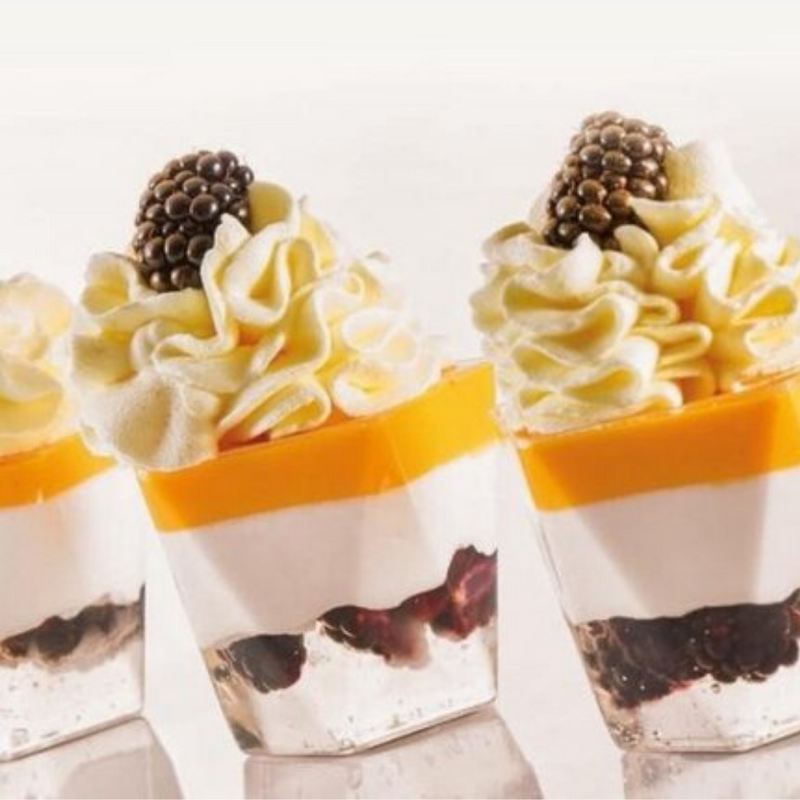 Dessert Cup Pentagon 120ml 100pc