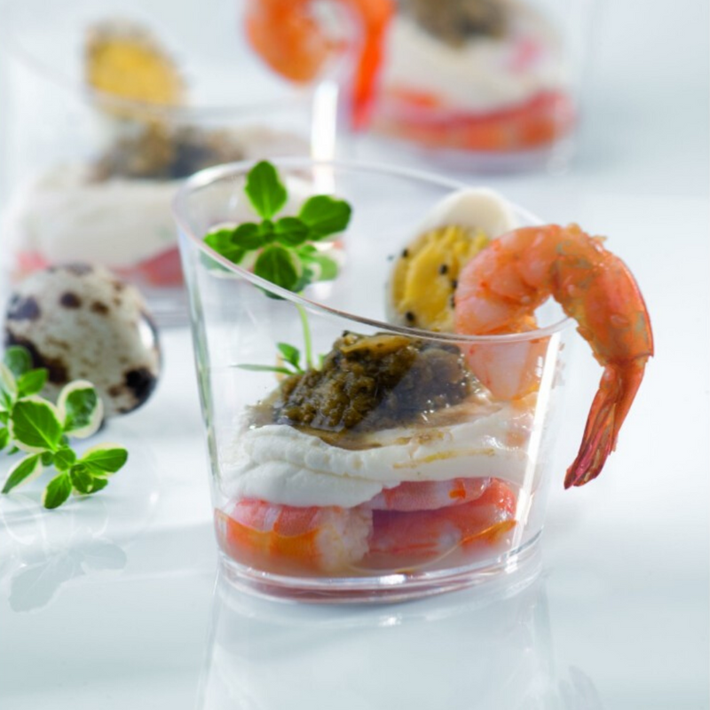 Dessert Cup Round Slanted 50ml 100pc