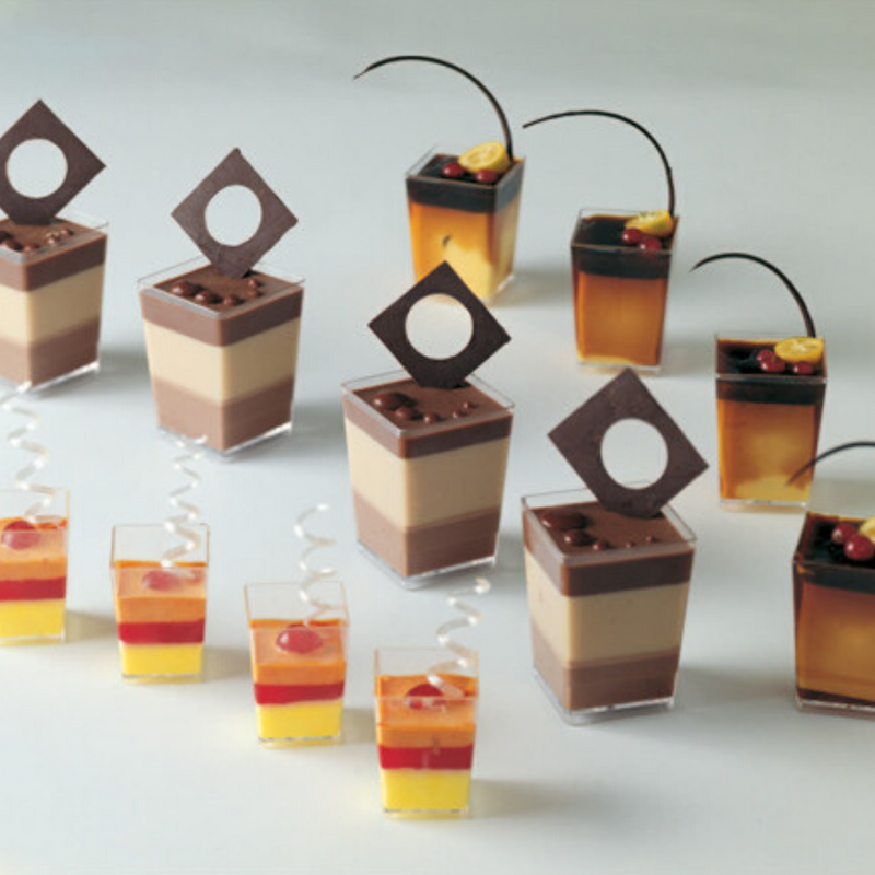 Dessert Cup Square 120ml 100pc